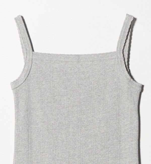 BEAUTY&YOUTH UNITED ARROWS「コットン パターンメッシュ キャミソール」|タンクトップ|