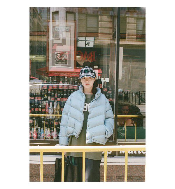 BEAMSBOY「【別注】SIERRA DESIGNS / 2WAY ショート ダウン 25FW」|ブルゾン・スタジャン|SAX&times;BEIGE