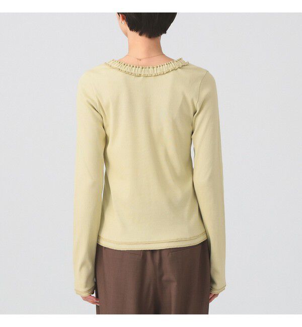 Ray BEAMS 「ギャザー ブレード Vネック トップス」|その他|