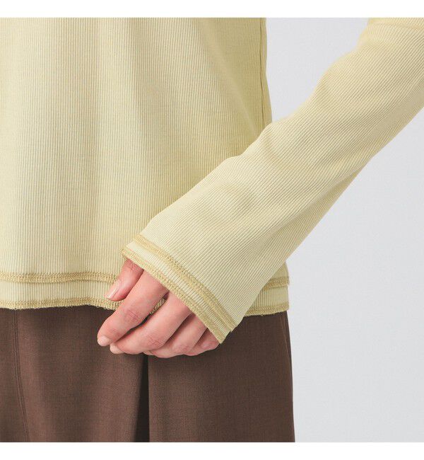 Ray BEAMS 「ギャザー ブレード Vネック トップス」|その他|