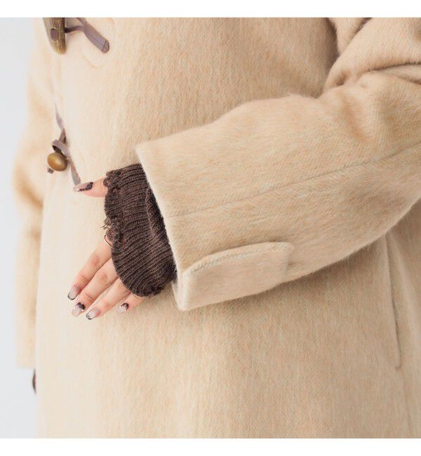 BEAMSBOY「maturely / シャギー ヘリンボーン ダッフルコート」|ダッフルコート|