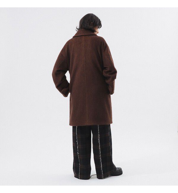 BEAMSBOY「maturely / シャギー ヘリンボーン ダッフルコート」|ダッフルコート|