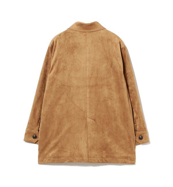 Ray BEAMS 「フェイク スエード ハーフ コート」|ダッフルコート|
