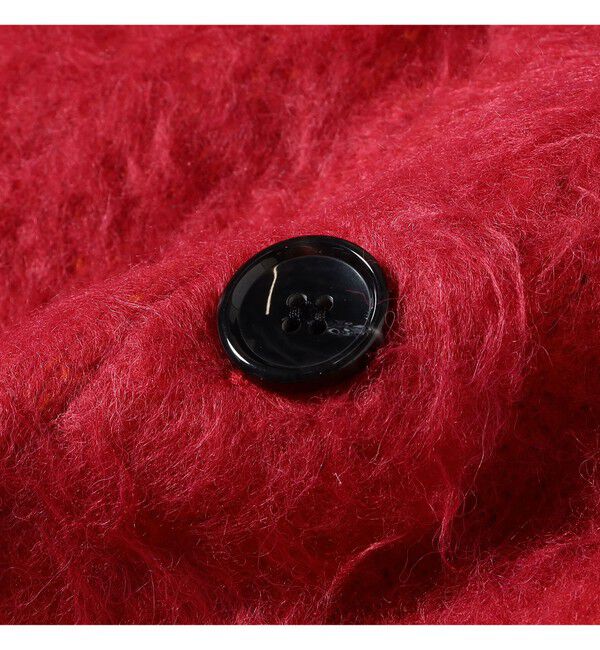 Ray BEAMS 「ヘアリー シャギー Vネック カーディガン」|カーディガン|