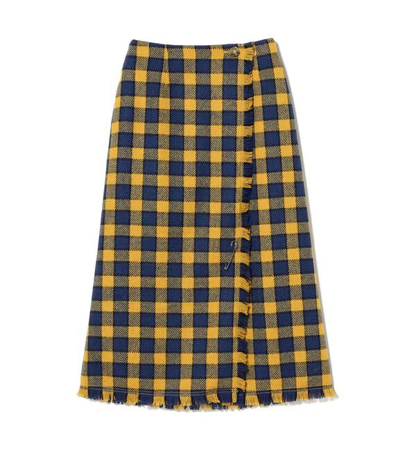 BEAMSBOY「ハリスツイード フリンジ スカート」|スカート|