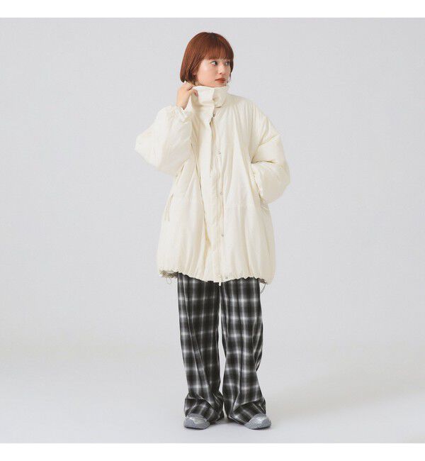 Ray BEAMS 「中綿 スタンドカラー ボリューム ブルゾン」|ブルゾン・スタジャン|