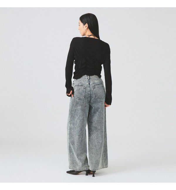 Ray BEAMS 「コーデュロイ 5ポケット ワイド パンツ」|チノ|