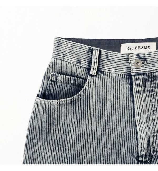 Ray BEAMS 「コーデュロイ 5ポケット ワイド パンツ」|チノ|