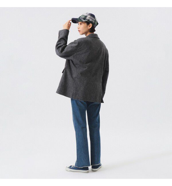 BEAMSBOY「ツイード スリーボタン ビッグジャケット」|テーラードジャケット|
