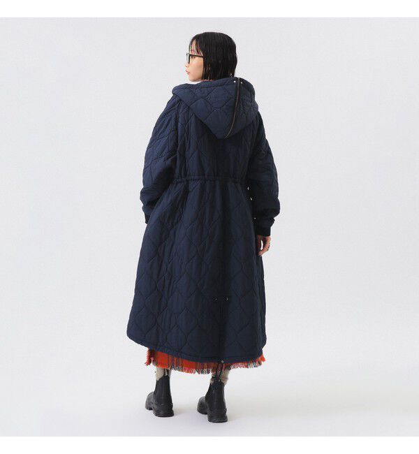 BEAMSBOY「ナイロン キルティング フード コート」|ダッフルコート|