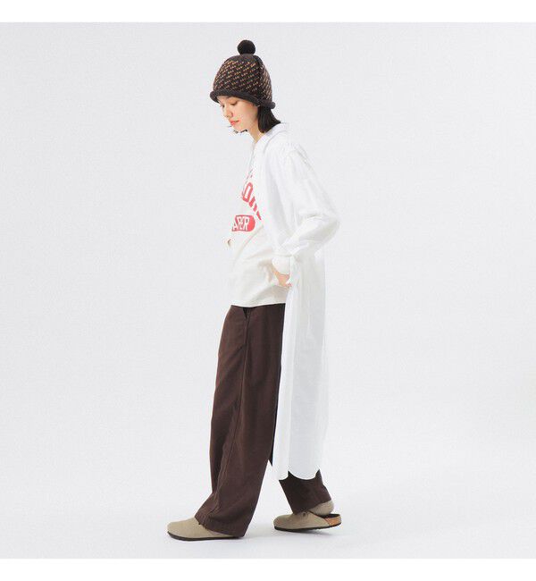 BEAMSBOY「オックスフォード BD ワンピース ロングスリーブ」|ワンピース|WHITE