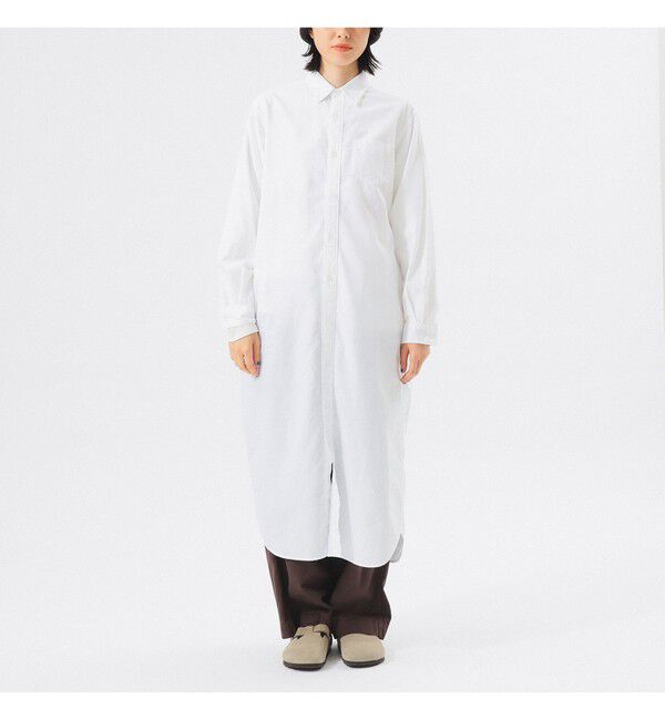 BEAMSBOY「オックスフォード BD ワンピース ロングスリーブ」|ワンピース|