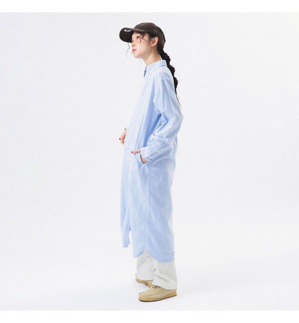 BEAMSBOY「オックスフォード BD ワンピース ロングスリーブ」|ワンピース|