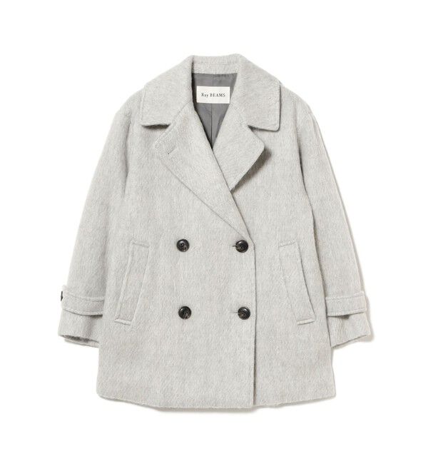 Ray BEAMS 「シャギー ダブル ハーフ コート」|その他|