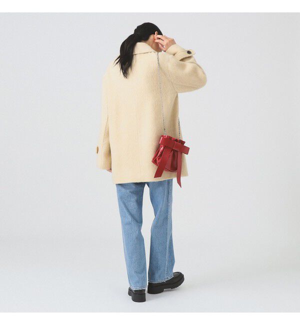 Ray BEAMS 「シャギー ダブル ハーフ コート」|その他|