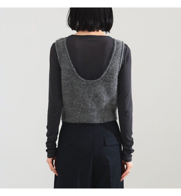 Demi-Luxe BEAMS 「モヘヤ ニット ベスト」|ニット・セーター|