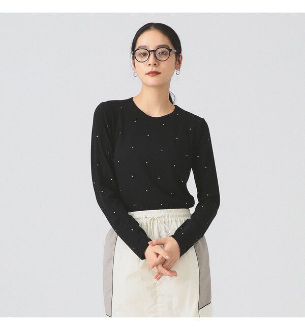 Ray BEAMS 「ホットフィックス クルーネック カットソー」|Tシャツ・カットソー|