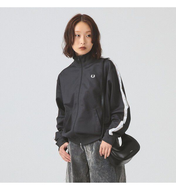 Ray BEAMS 「FRED PERRY / Taped Track Jacket」|スウェット・ジャージ|ANCHOR_GREY