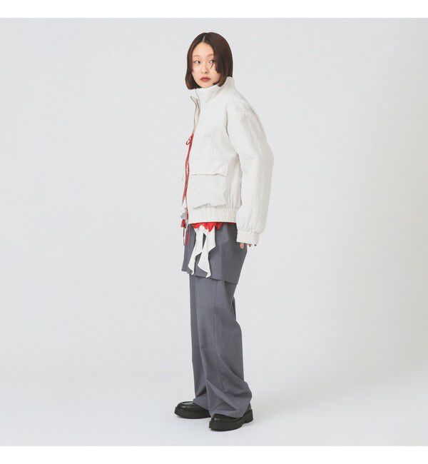 Ray BEAMS 「ジャカード 中綿 スタンド ブルゾン」|ブルゾン・スタジャン|