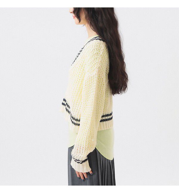 BEAMSBOY「Vネック ライン プルオーバー」|ニット・セーター|