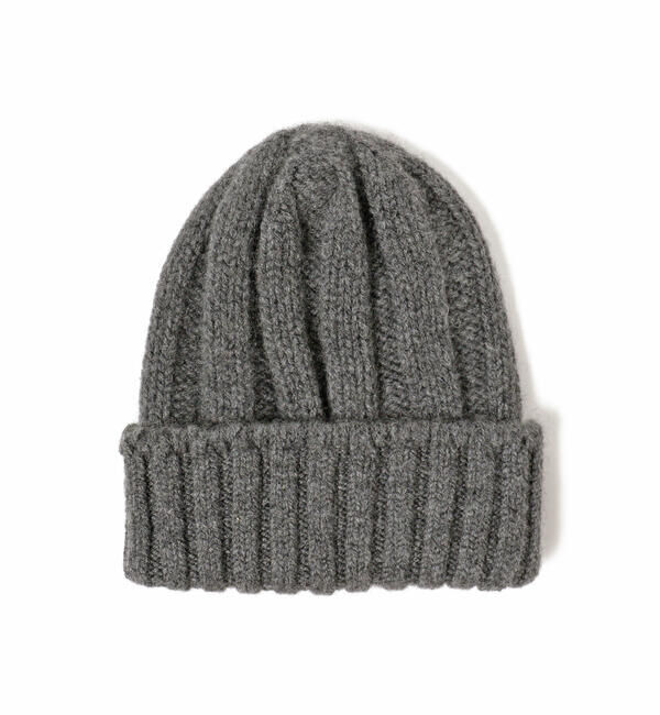 BEAMS PLUS「BEAMS PLUS / カシミヤ リブ ニットキャップ」|ニット帽|CHARCOAL.G