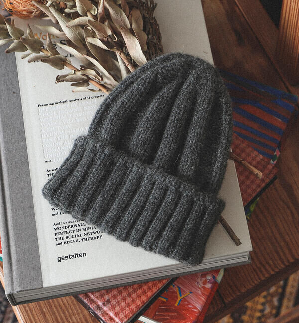 BEAMS PLUS「BEAMS PLUS / カシミヤ リブ ニットキャップ」|ニット帽|