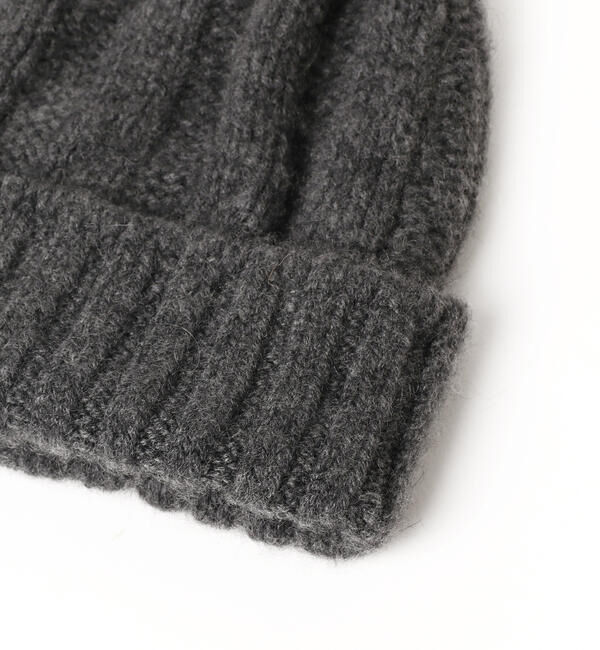 BEAMS PLUS「BEAMS PLUS / カシミヤ リブ ニットキャップ」|ニット帽|