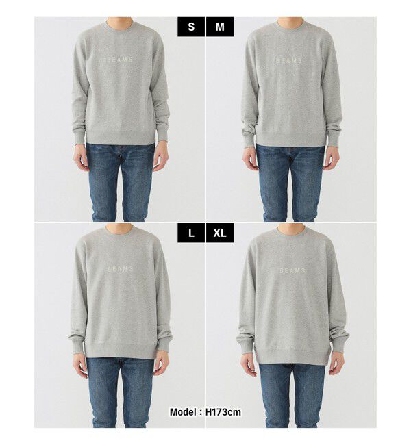 BEAMS「BEAMS ロゴ スウェット 24SS」|スウェット・ジャージ|