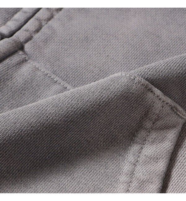 BEAMS「ワイドショートフィット フェード フルジップ フーディー」|スウェット・ジャージ|