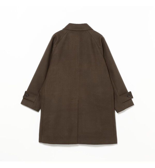 BEAMS「ワイドフィット フリース ステンカラーコート」|ダッフルコート|