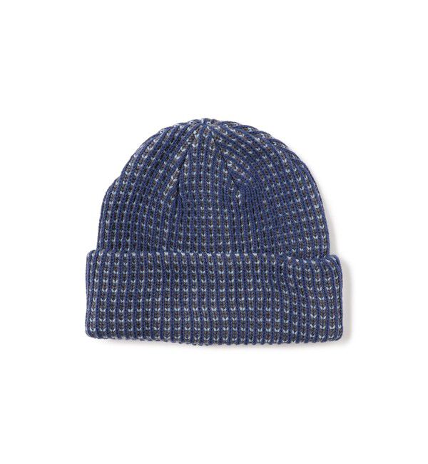 BEAMS「3トーン アクリル ビーニー」|キャップ・キャスケット|NAVY