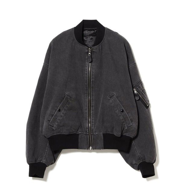 BEAMS「リバーシブル フェード ボンバー ジャケット」|ブルゾン・スタジャン|