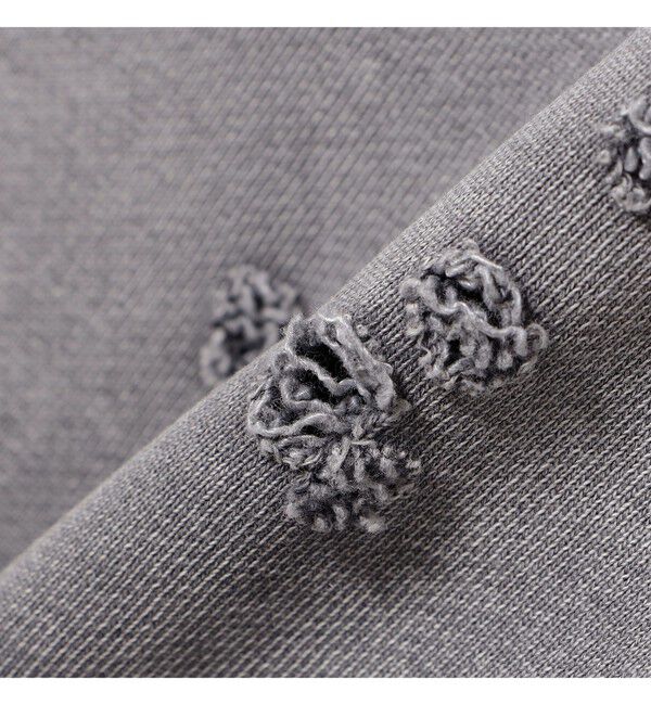 BEAMS「ワイドショートフィット ダメージ フーディ」|スウェット・ジャージ|