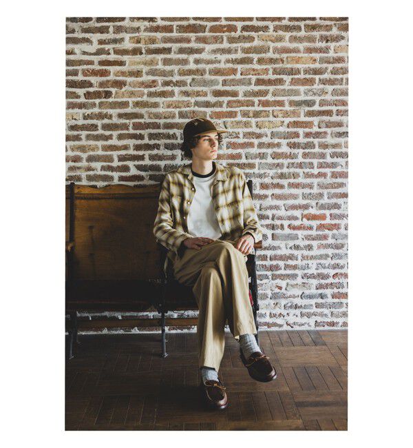 BEAMS PLUS「Open Collar Ombre」|シャツ・ブラウス|