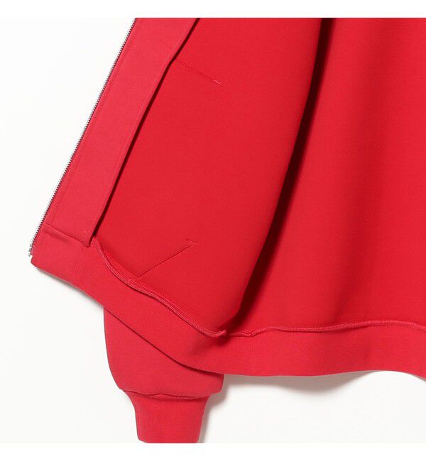 BEAMS「フルフェイス ジップアップ フーディ 【ワイドショートフィット】」|スウェット・ジャージ|