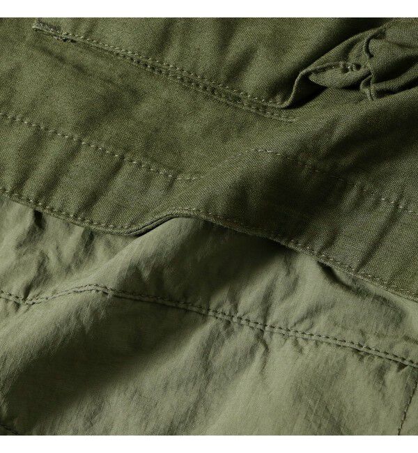 BEAMS「M65 レイヤード ジャケット【ワイドフィット】」|ブルゾン・スタジャン|