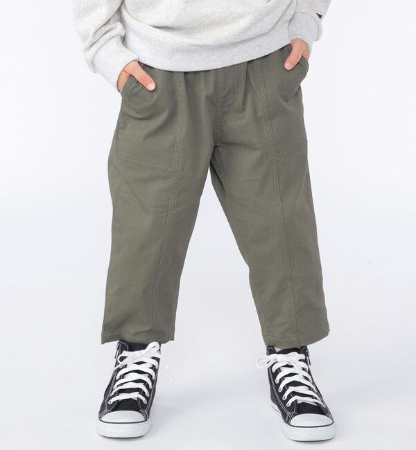 SHIPS KIDS「SHIPS KIDS:100～130cm / ワイド クロップド パンツ」|その他|