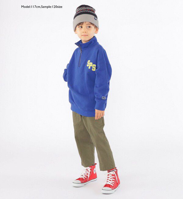 SHIPS KIDS「SHIPS KIDS:100～130cm / ワイド クロップド パンツ」|その他|