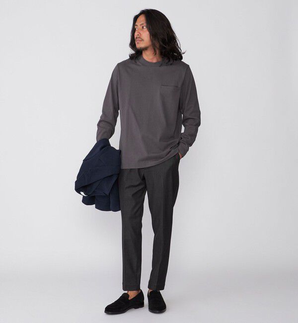 SHIPS「【WEB限定】SHIPS: WONDER デニムライク スラックス」|スラックス|