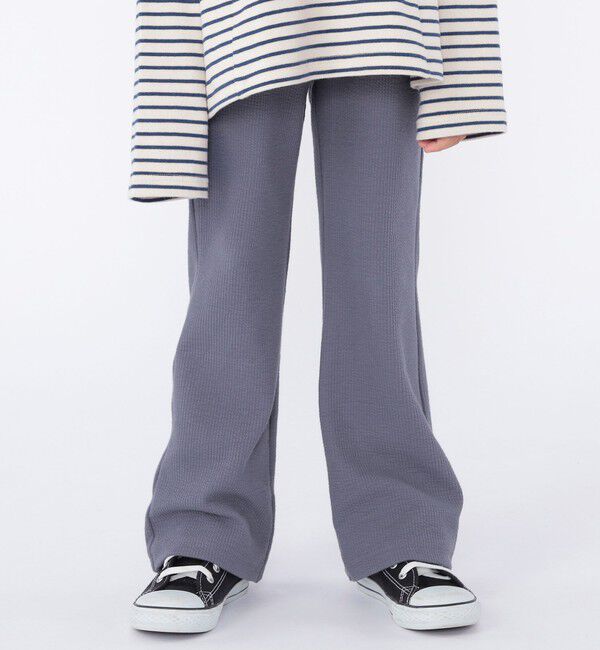 SHIPS KIDS「SHIPS KIDS:100～140cm / フレア パンツ」|その他|ダークグレー