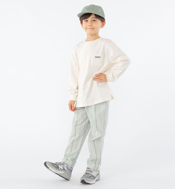 SHIPS KIDS「SHIPS KIDS:100～130cm / ワイド イージー パンツ」|その他|