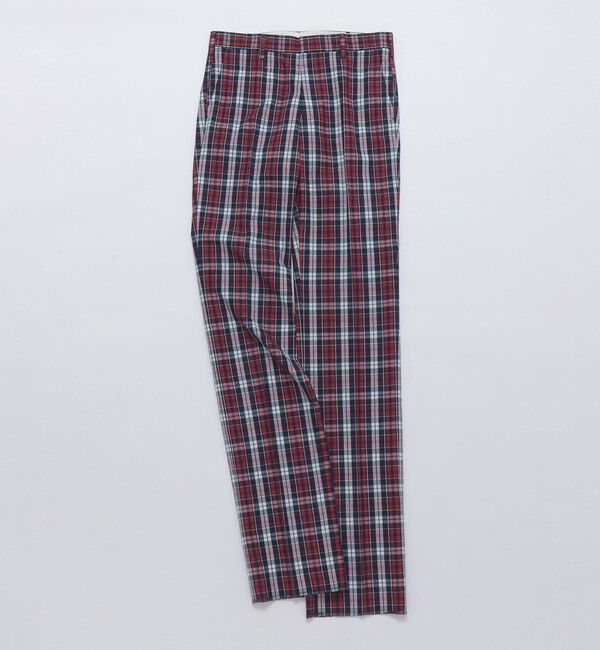 SHIPS Colors 「BARRY BRICKEN:チェック パンツ(セットアップ対応可能)」|その他|ネイビー