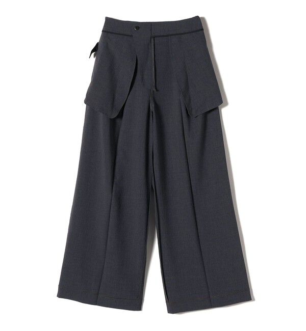 SHIPS for women「〈接触冷感/UVカット〉 シャドー サッカー ワイド パンツ(セットアップ対応) ◇」|その他|