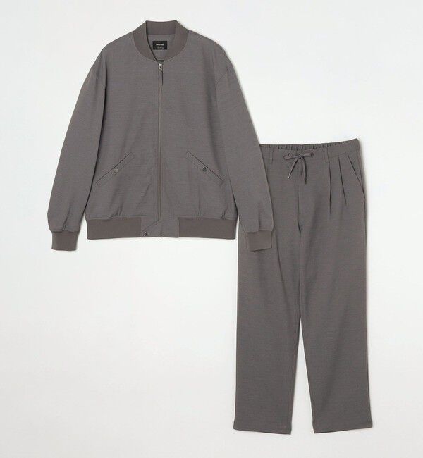 SHIPS any「SHIPS any: SOLOTEX(R) 2タック ウーリック セミワイド イージーパンツ （セットアップ対応）◇」|その他|