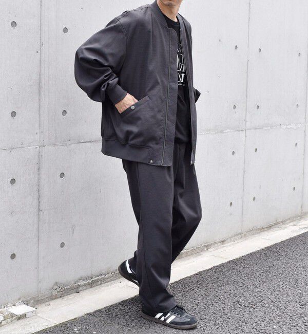 SHIPS any「SHIPS any: SOLOTEX(R) 2タック ウーリック セミワイド イージーパンツ （セットアップ対応）◇」|その他|