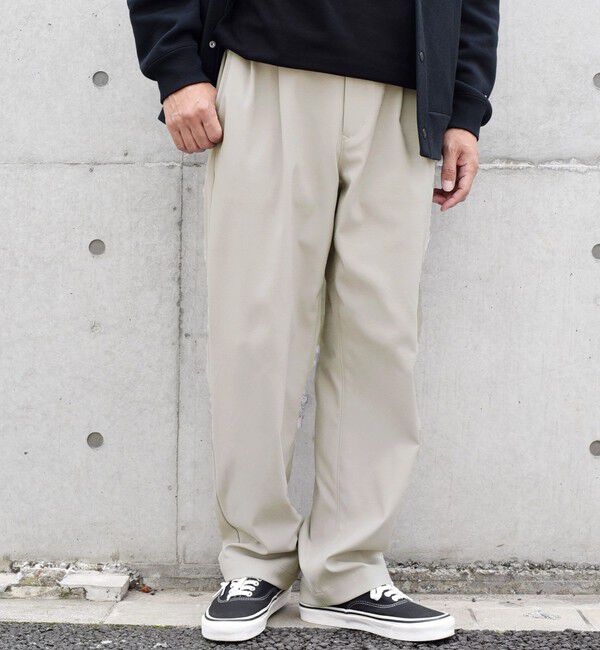 SHIPS any「SHIPS any: SOLOTEX(R) 2タック ウーリック セミワイド イージーパンツ （セットアップ対応）◇」|その他|