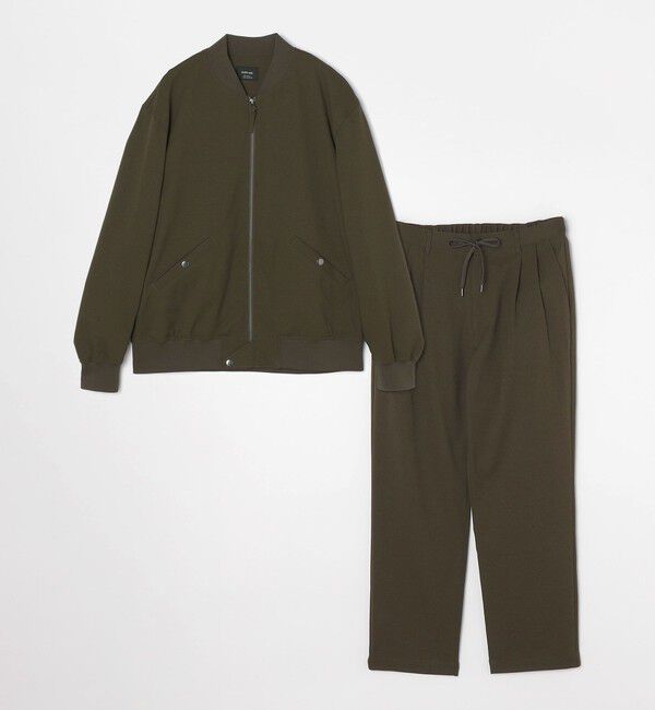 SHIPS any「SHIPS any: SOLOTEX(R) 2タック ウーリック セミワイド イージーパンツ （セットアップ対応）◇」|その他|