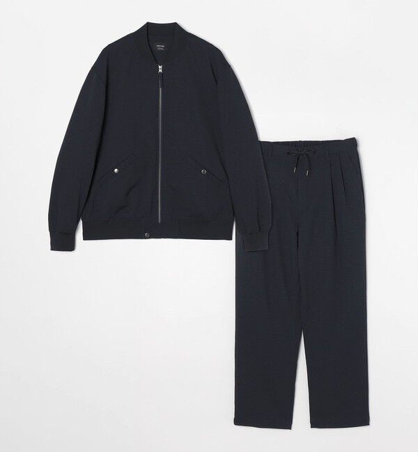 SHIPS any「SHIPS any: SOLOTEX(R) 2タック ウーリック セミワイド イージーパンツ （セットアップ対応）◇」|その他|