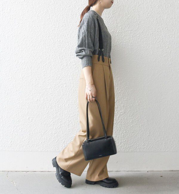 SHIPS any「SHIPS any:〈洗濯機可能〉マニッシュ サスペンダー ワイド パンツ 24FW」|その他|