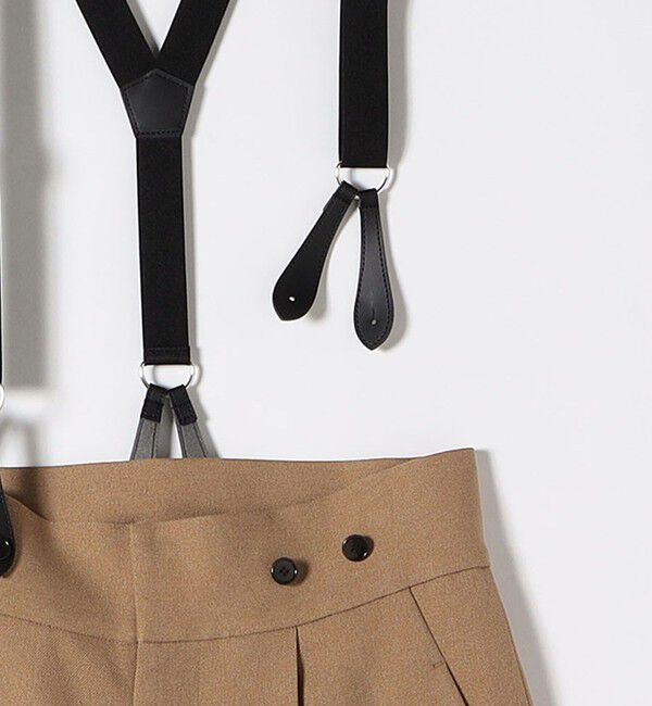 SHIPS any「SHIPS any:〈洗濯機可能〉マニッシュ サスペンダー ワイド パンツ 24FW」|その他|